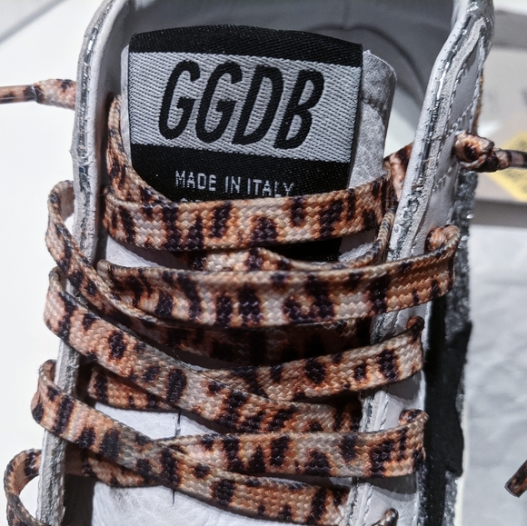 NIB💌💕Golden Goose Mid Star Glitter Leo sneakers - Picture 4 of 8